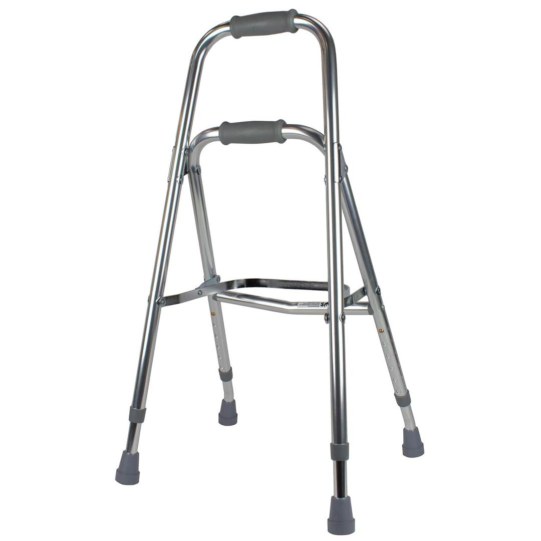 Days Hemi Walker - Mobility Aid for Elderly, Handicapped, Disabled Users - One Arm or Hand Support, Folding, Aluminum, Height Adjustable - Weight Capacity Up to 300 Pounds