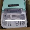NEWBULIG Ice Makers Countertop with Handle, Portable Ice Machine