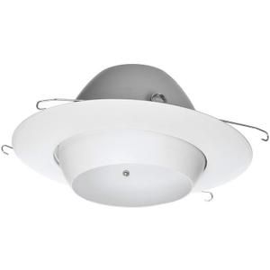 NICOR Lighting 6 inch White Recessed Eyeball Trim Designed for 6 inch Housings (17506WH)