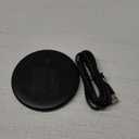 Amazon Basics 15W Qi Certified Wireless Charging Pad for iPhone 16/15/14/13/12/11/X, Samsung and More, with USB Cable, Black