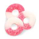 Fruidles Watermelon Gummi Rings Candy, Assorted Fruit Flavors Gummies, Allergy Friendly, Non-GMO, No Artificial Sweeteners Gummy (2 Pounds) (EXP 10/10/26)