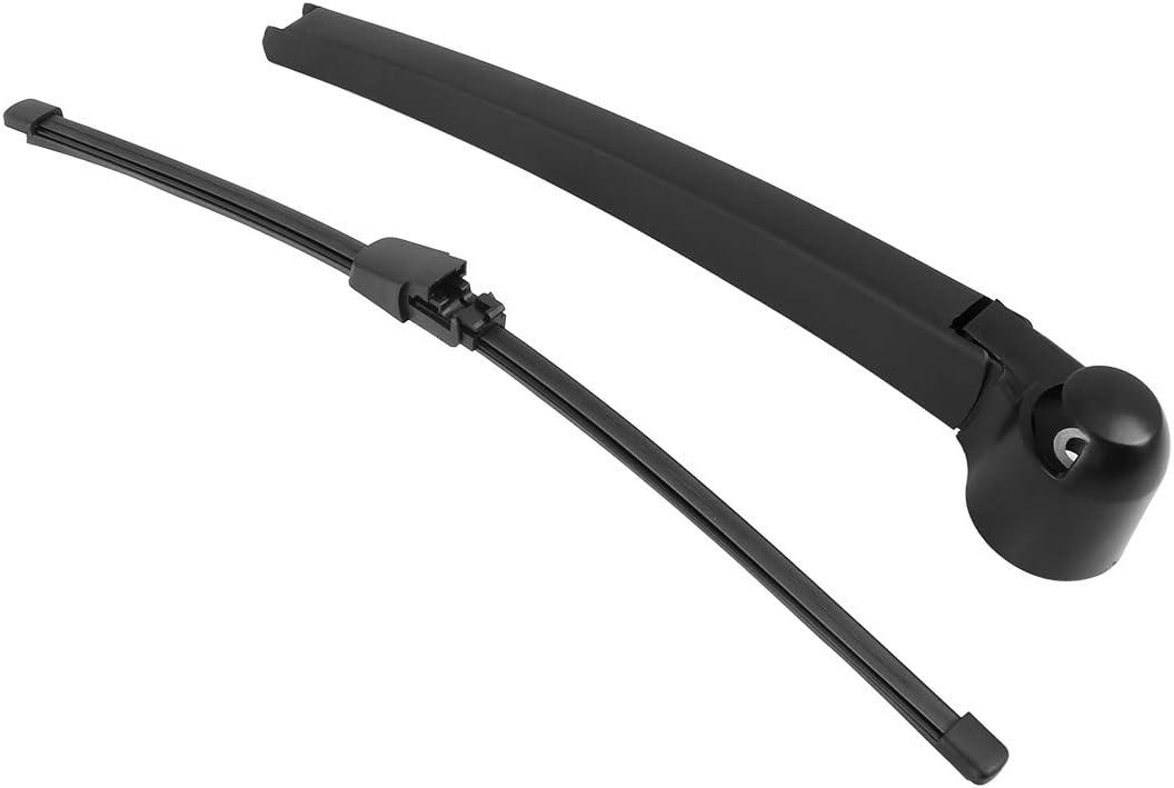 X AUTOHAUX Rear Windshield Wiper Blade Arm Set 335mm 13 Inch for Volkswagen Tiguan 2007 2008 2009 2010 2011 2012 2013 2014 2015 2016 2017