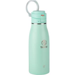 Takeya Traveler Insulated Travel Mug, Leak Proof Lid, 17 Ounce, Aqua
