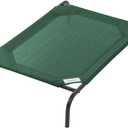 Coolaroo The Original Cooling Elevated Pet Bed, Medium, Brunswick Green, 42"L x 25.5"W x 8"Th, Style: Medium Dog Bed
