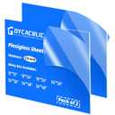 2 Pack Acrylic 24x48 Plexiglass Sheet 1/8 inch Thick - Clear Transparent Acrylic Sheets 24 x 48 for Laser Cutting,Signs,Crafts,Machine Cover,Shelves,Display,Tabletop,Windows Glass