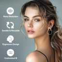 Ear Plugs for Sleeping Noise Cancelling,Comfortable Silicone Earplugs for Sleeping Hearing Protection Ear Plugs for Sleep, Focus, Noise Sensitivity (Black)