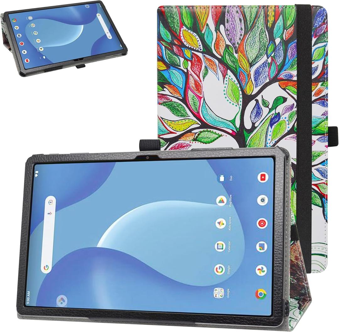 Bige for Onn 11 inch Tablet Pro 2023 Case,PU Leather Folio 2-Folding Stand Cover for Onn 11 inch Tablet Pro 2023 (2023 Model:100110027) 11" Tablets,Love Tree