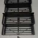 Side Refrigerator Storage Rack, Powder Coating Iron Magnetic Kitchen Shelf, Wall Mounted Rack | Refrig Side Rack | Fridge Organizer Shelf for Kitchen (4PCS)