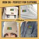 Jesus Way Truth Life 3 Inches Iron On/Sew On Embroidered Applique Patches, Bible Verse Embroidery Patches, DIY Accessories for Backpacks, Army Vests, Bags, Hats, Clothes, Gift for Christian