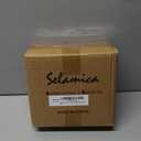 Selamica Ceramic Dessert Plates Set of 6, 6 Inch Appetizer Plates for Kitchen, Microwave & Dishwasher Safe, Vintage Blue