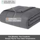RJOP Weighted Blanket 25lbs 78"x85" King Size for Adults & Couples, Heavy Blanket with Premium Glass Beads, Soft Microfiber Material & Breathable for All-Season Comfort (78" x 85" 25 lbs)