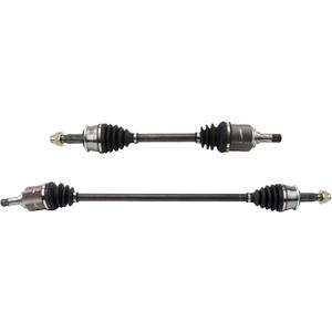 TRQ Front Driver and Passenger Side CV Axle Assembly Set Manual Transmission Compatible with 2012-2018 Chevrolet Sonic L4 1.8L