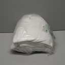 Tribeca Living 100% Cotton Blanket Queen Size - Oversized Luxury Bed Blanket for All Seasons - Soft Breathable Yarn Dyed Quality - Queen, White