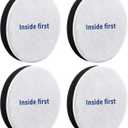 KEEPOW Vacuum Filters for Eureka, Power Speed Vacuum Filters Replacement for Eureka NEU182A, NEU182B, NEU280, NEU180, NEU181, NEU188, NEU202 Bagless Upright Vacuum Cleaner, Part E0202 (4 Pack)