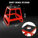 Jack Boss Motorcycle Stand Lift Dirt Bike Stand, Universal Panel Dirtbike Stand Jack Fit for Yamaha, for Honda and Suitable for Kawasaki, 1000LBS Capacity Removable Maintenance Motocross Stand Red