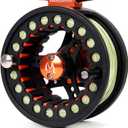 M MAXIMUMCATCH Maxcatch ECO Large Arbor Fly Fishing Reel 5/6wt and Pre-Loaded Fly Reel with Line Combo