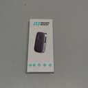 COMSOON Bluetooth Receiver for Car, Noise Cancelling 3.5mm AUX Bluetooth Car Adapter, Wireless Audio Receiver for Home Stereo/Wired Headphones, Hands-Free Call, 16H Battery Life - Black+Silver