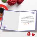 3 x Romantic Valentines Day Cards Gifts for Him Her Men Women, Happy Valentines Card for Husband Wife Boyfriend Girlfriend, Love Cards (LD307)