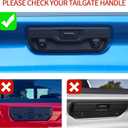 RAZPOY Tailgate Handle Cover Trim Compatible with Chevy Silverado & GMC-Sierra 2019-2024, Chrome