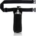 Massage Oil Holster, Adjustable and Durable Massage Holster, Bag only, Bottle not Included (Black)