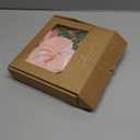 Ling's moment Fake Flowers Box, Faux Artificial Greenery Stems Foam Roses Anthurium Silk Lily Palm Fabic Flower for Centerpieces Bouquet Wedding Vase Floral Decorations, Sorbet Tropical, Mini Combo