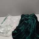 Dressystar 2025 Womens Velvet Cocktail Party Dresses Halter High Low Formal Wedding Guest Holiday Prom Dress for Women, Size S, Dark Green