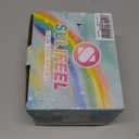 SULIFEEL Rainbow Unicorn Knee Pads for Kids Knee Elbow Pads Wrist Guards with Drawstring Bag Adjustable Protective Gear Set for Girls Boys Roller Skating Bike Cycling Skateboard Scooter Shiny Small