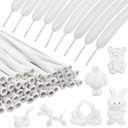100Pcs 260 Balloons White Long Balloons for Balloon Garland Thickening Skinny Latex Twisting Balloon for Animals Modeling Christmas Birthday Wedding Party Decorations