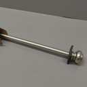 H.VERSAILTEX Window Curtain Rods for Windows 66 to 120 Inches Adjustable Decorative 3/4 Inch Diameter Single Window Curtain Rod Set with Classic Finials, Nickel