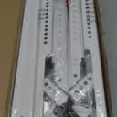Window Air Conditioner Support Bracket, Universal Ac Window Bracket No Drilling and Tools Required, Heavy Duty Steel Holds Up to 220lbs, Fits Single Or Double Hung Windows, with Installation Manual