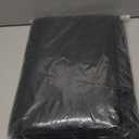 Ascoza 2pack 120 Inch Black Round Tablecloth in Polyester Fabric for Wedding/Banquet/Restaurant/Parties