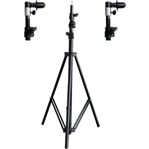 Kate 8ft Collapsible Background Stand Kit for Pop Up Backdrops Tripod Frame with Clamp for Chroma Key Green Screens, Foldable Reflectors Photography Lighting Stand