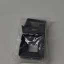 6Pcs Flange Base Shoe for Railings 2"x 2"/50mm Post, Deck Post Base Black Plastic Cover Flange Post Skirt Covers