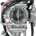 Lanigram LTZ400 Carburetor Fits for Suzuki Quadsport LT-Z 400 2003-2007 2003 2004 2005 2006 2007 ATV Quad Carb With Air Filter and Fuel Valve