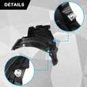 1 Pair Front Section Fender Liners Compatible with Audi A6 Quattro S6 2012-2015 Replace# 4G0853888C 4G0853887C AU1243100 AU1242100 LH & RH Front Section Wheel Fender Flare