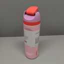 Owala FreeSip Insulated Stainless Steel Water Bottle with Straw for Sports and Travel, BPA-Free Sports Water Bottle, 24 oz, Pink, Angel Food Cake