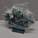 Faux Blue Coral Statue - 7.4" Artificial Resin Coral for Coastal Decor, Beach Shelves, Nautical Home & Table Decorations