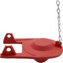 Toilet Flapper Replacement parts for Toilet Flush Valves, 2-Inch, with Flappers and 9.06Inch23mm) Stainless Chains, Universal, Compatible with Kohler, Replacement Parts for WC Repair (3)