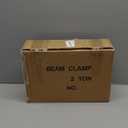 Vertical Beam Clamp 4400lbs/2 ton Capacity 3-9Inch Opening Range Beam Clamps for Rigging Heavy Duty Steel Beam Clamp Tool Easy To Use Beam Clamp Tool, Orange(4400lbs)