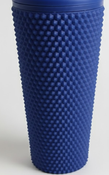 Manna Studded Tumbler Blue 24oz