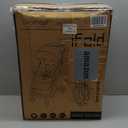 Gravity Folding Baby Stroller - Portable Travel Toddler Stroller w/Adjustable Backrest, Canopy & Cup Holder, Lightweight and UV Protected, One-Hand Automatic Folding - Black