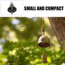 DOITOOL Bell Wind Chime Accessories 20Pcs Small Alloy Bells for DIY Crafts Vintage Bronze Jingle Bells for Home Decor Pet Collar and Holiday Decorations