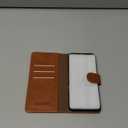 SUANPOT for Samsung Galaxy S8+ /S8 Plus 6.2 (Not Fit S8) Leather Wallet case with RFID Blocking Credit Card Holder, Flip Folio Book PU Cell Phone Cover Shockproof case Pocket for Men Women Light Brown