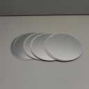 14 Pcs Acrylic Round Mirror for Tables Centerpieces, 8 inch Circle Mirror Tiles Tray for Wedding Wall Home Living Room Bedroom Decor, Small for Crafts (8in/20cm)