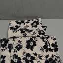 Lepunuo Women Summer 2 Piece Sets Square Neck Sleeveless Crop Tops Wide Leg Pants Matching Sets Travel Vacation Outfits (Small, Floral Khaki)