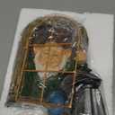 Gnomes Statue with Solar Lights Spring Decorations Whimsical Fairy Garden-10 Inch Elf Outdoor Tree Hugger Garden Statues- Tree Face Sculpture, Yard Art for Patio,Fence,Lawn,Wall Gnomes Ornament (Brown)