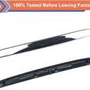 Chrome Rear Trunk Hatch Handle with Lamp, Tailgate Trim Lid Trunk Liftgate Pull Handle Compatible with BMW Mini Vehicle 2005-2015 Cooper R56 R57 Series, Replace #51132753603 - Backhatch Release Handle