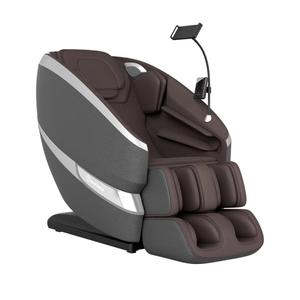 Real Relax 2025 Massage Chair Full Body,Zero Gravity Dual Core S-Track Shiatsu Massage Recliner,with Phone Holder,Rocking Function,12 Auto Modes,Bluetooth,FS01 Pro Gray and Brown