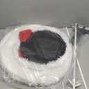 Snowman Christmas Decorations Outdoor, FOYOTO 4FT Collapsible Christmas Plush Snowman, Outdoor Lighted Snowman with Pre-lit 160 Led, Snowman Christmas Decoration for Porch Yard Lawn Garden