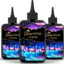 Bsrezn 300g UV Cure Resin Hard, Upgraded Crystal Clear Premixed Resin for Jewelry Making and Craft Decoration(3 x 100g)